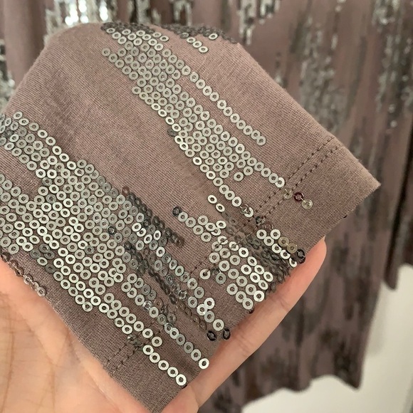 Velvet by Graham&Spencer Long Sleeve Sequin Dress - Picture 4 of 9